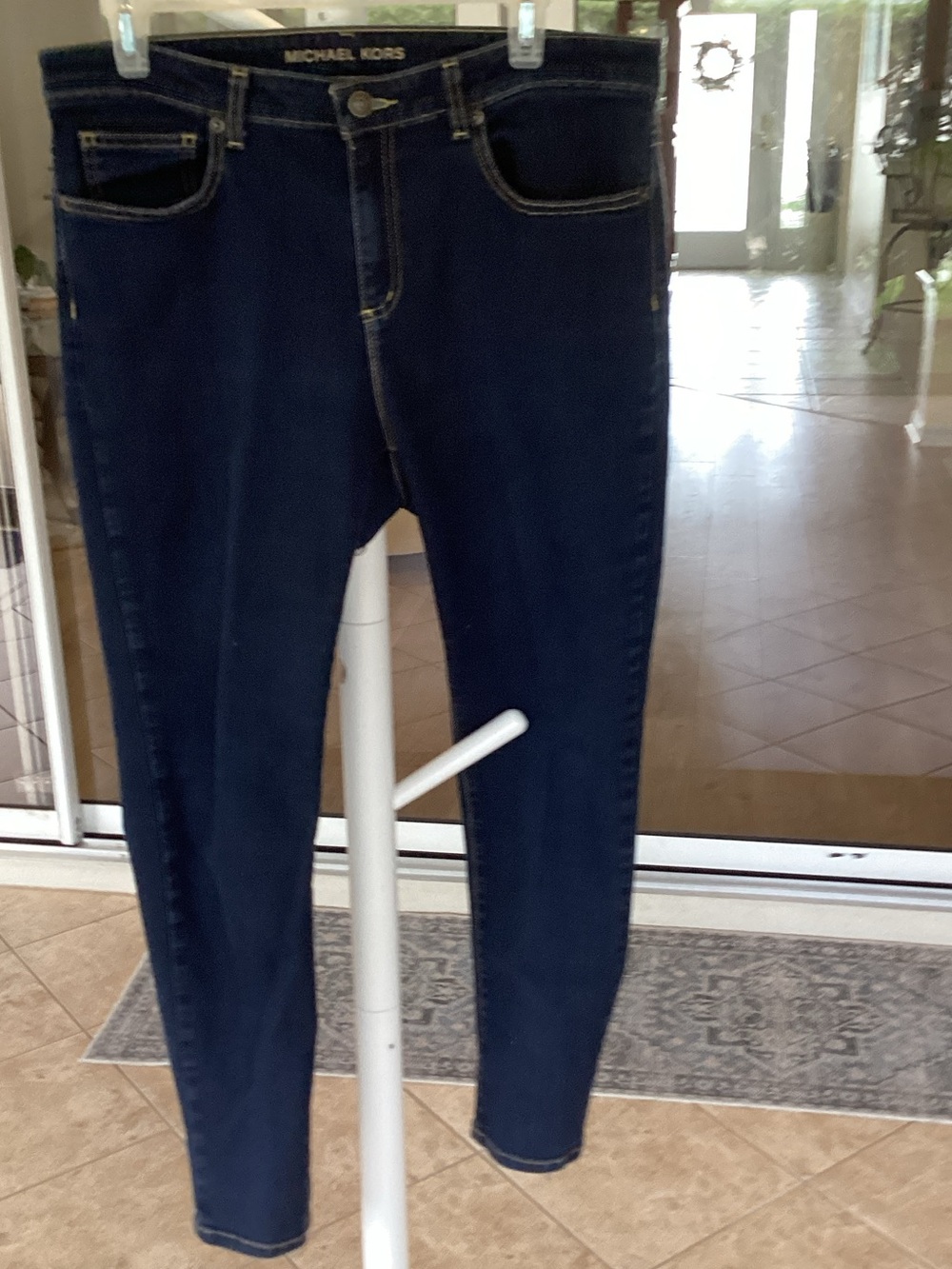 Michael Kors Women's Dark Indigo Skinny Jeans